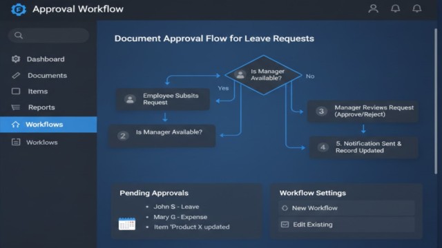 Approval workflow